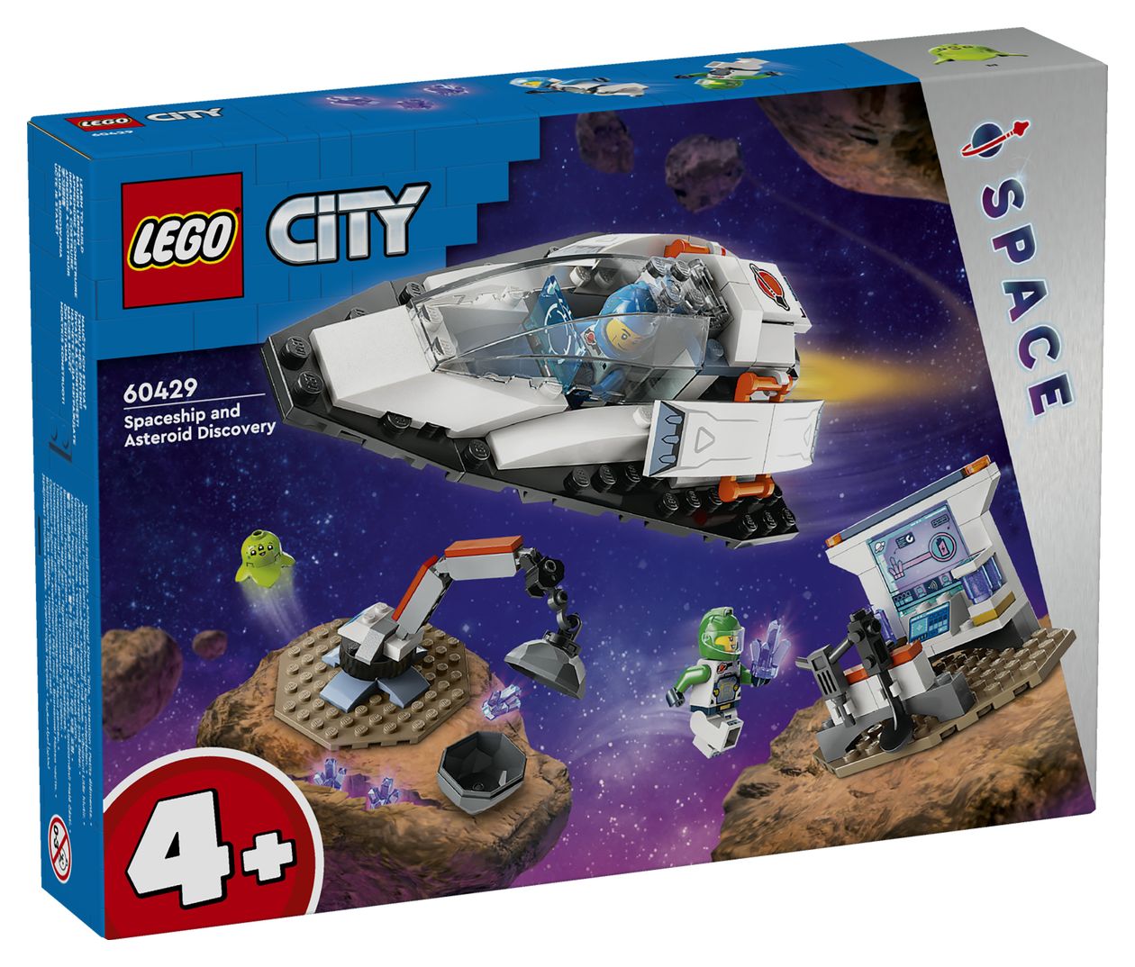 Bergung eines Asteroiden im Weltall 