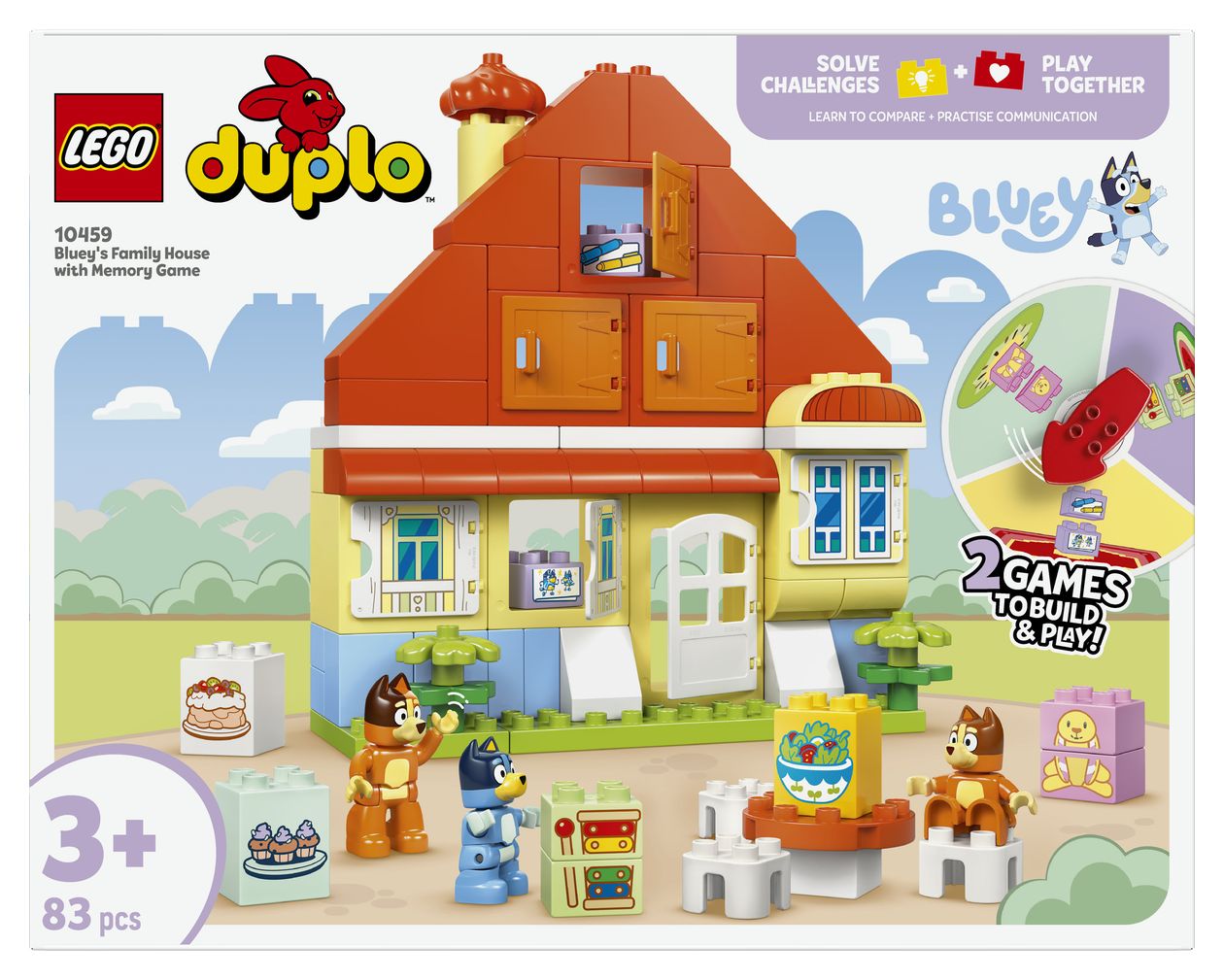 Blueys Familienhaus mit Memory-Spiel 
