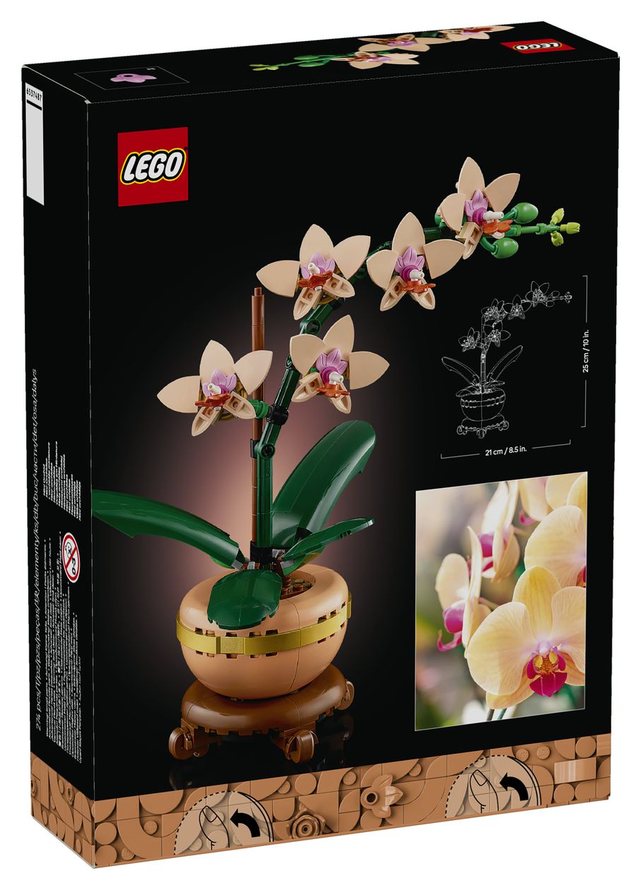 Botanicals Mini-Orchidee Bauset 274 Teile  (Mehrfarbig) 