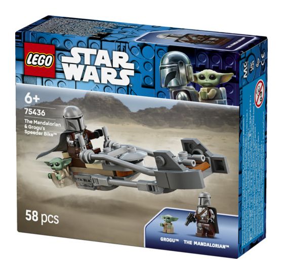 Der Mandalorianer und Grogu auf ihrem Speeder Bike™ 