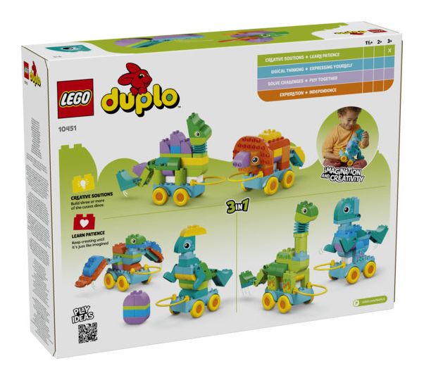 Dinos auf Rädern 3-in-1-Set 