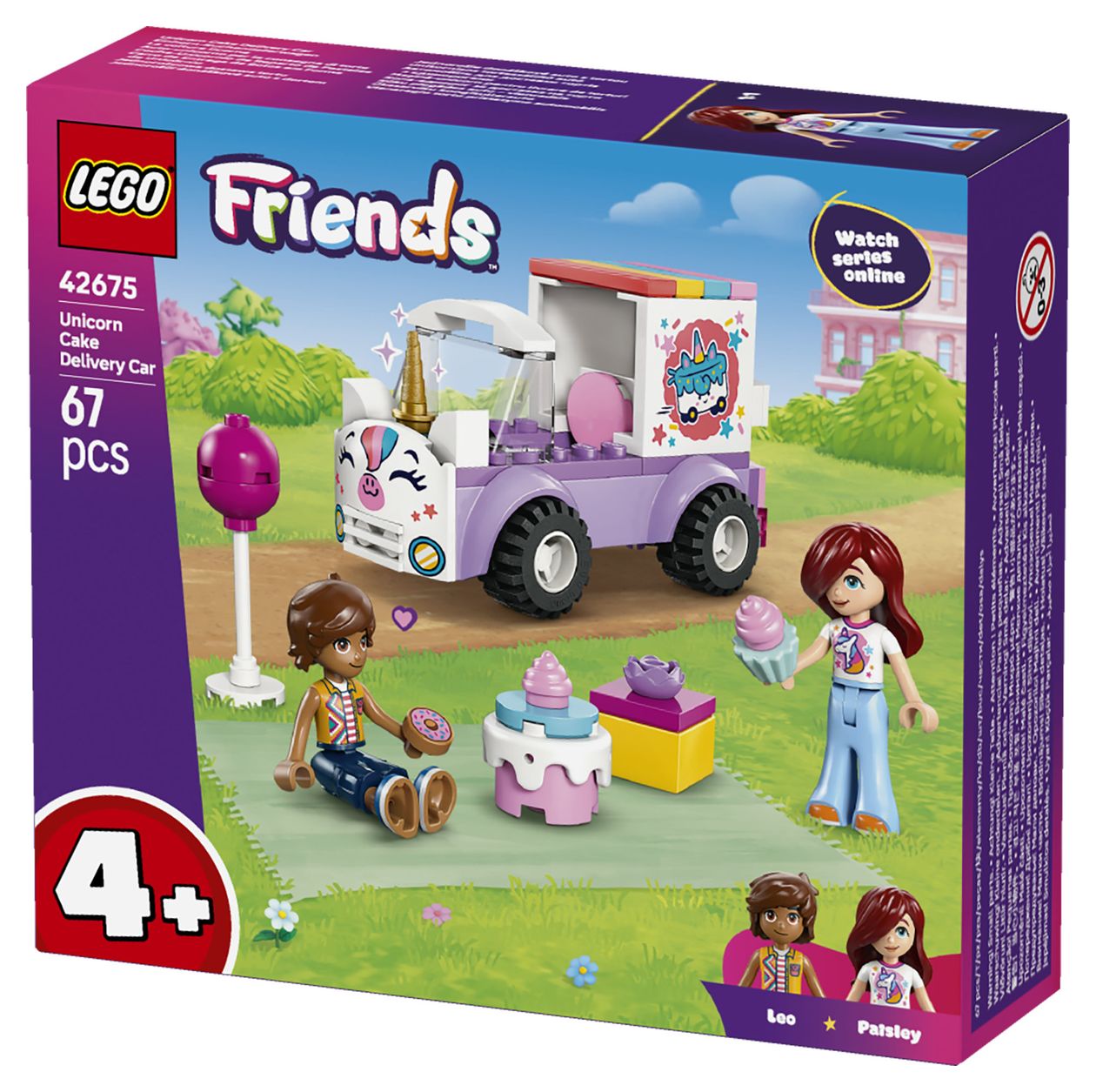 Einhorn-Kuchenlieferwagen 