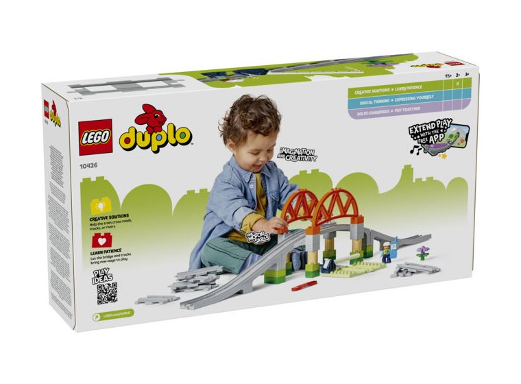 Eisenbahnbrücke und Schienen – Erweiterungsset 