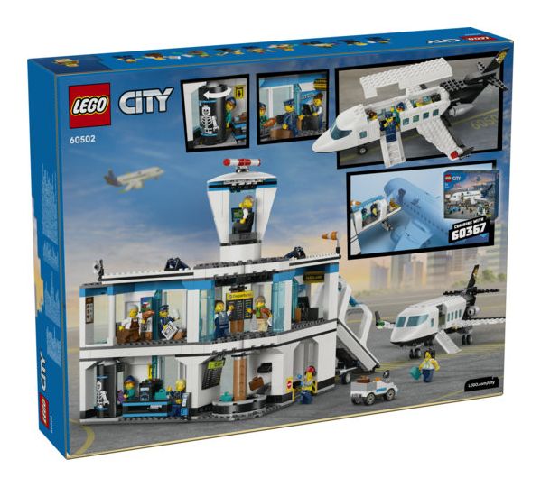 Flughafen mit Flugzeug 