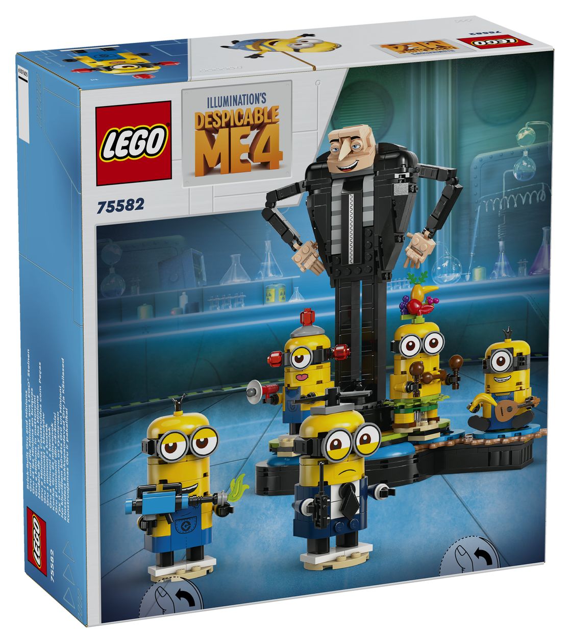 Gru und die Minions aus LEGO® Steinen 