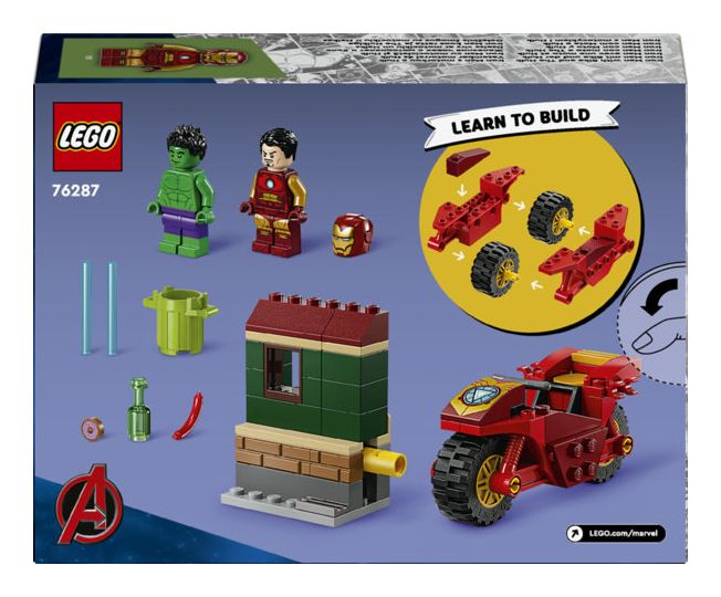 Iron Man mit Bike und der Hulk 