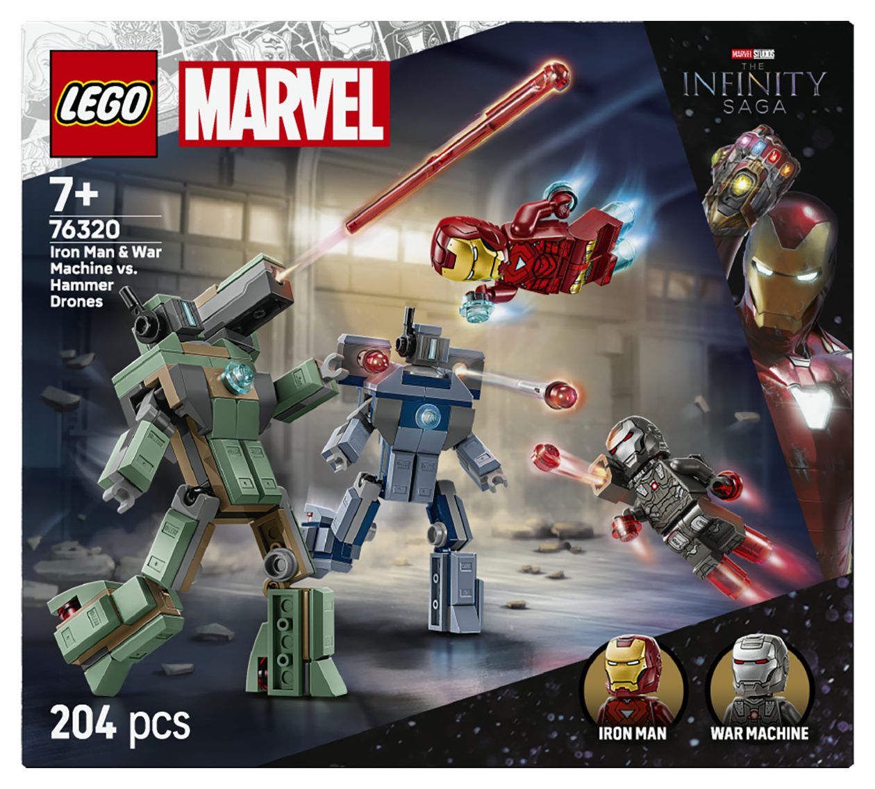 Iron Man & War Machine vs. Hammer-Drohnen 