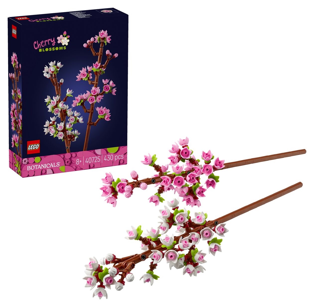 Kirschblüten Bauset 430 Teile  (Mehrfarbig) 