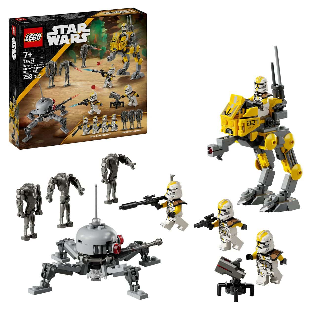 Klonsoldaten des 327. Sternenkorps Battle Pack 