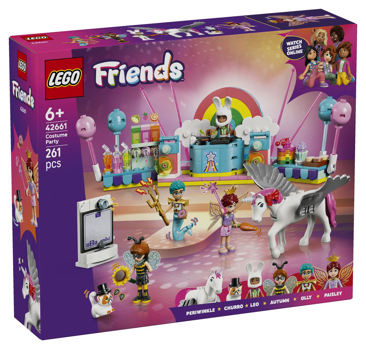 Kostümparty mit Einhorn und Fee 