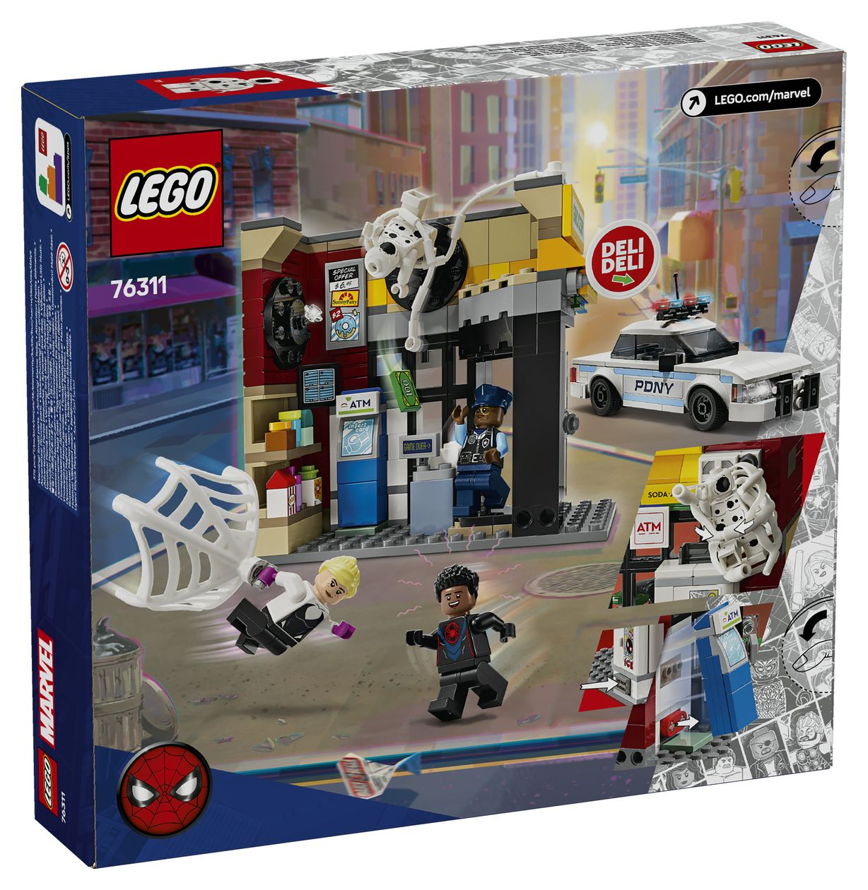 Marvel Spider-Verse Miles Morales vs. Spot Bauset 375 Teile  (Mehrfarbig) 