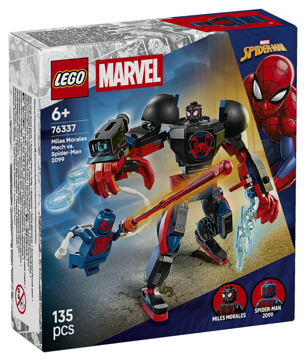 Miles Morales Mech vs. Spider-Man 2099 