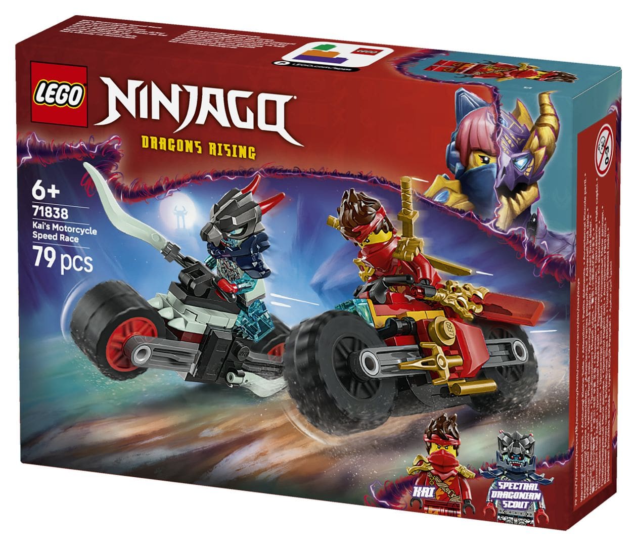 NINJAGO Kais Motorradrennen Bauset 79 Teile  (Mehrfarbig) 