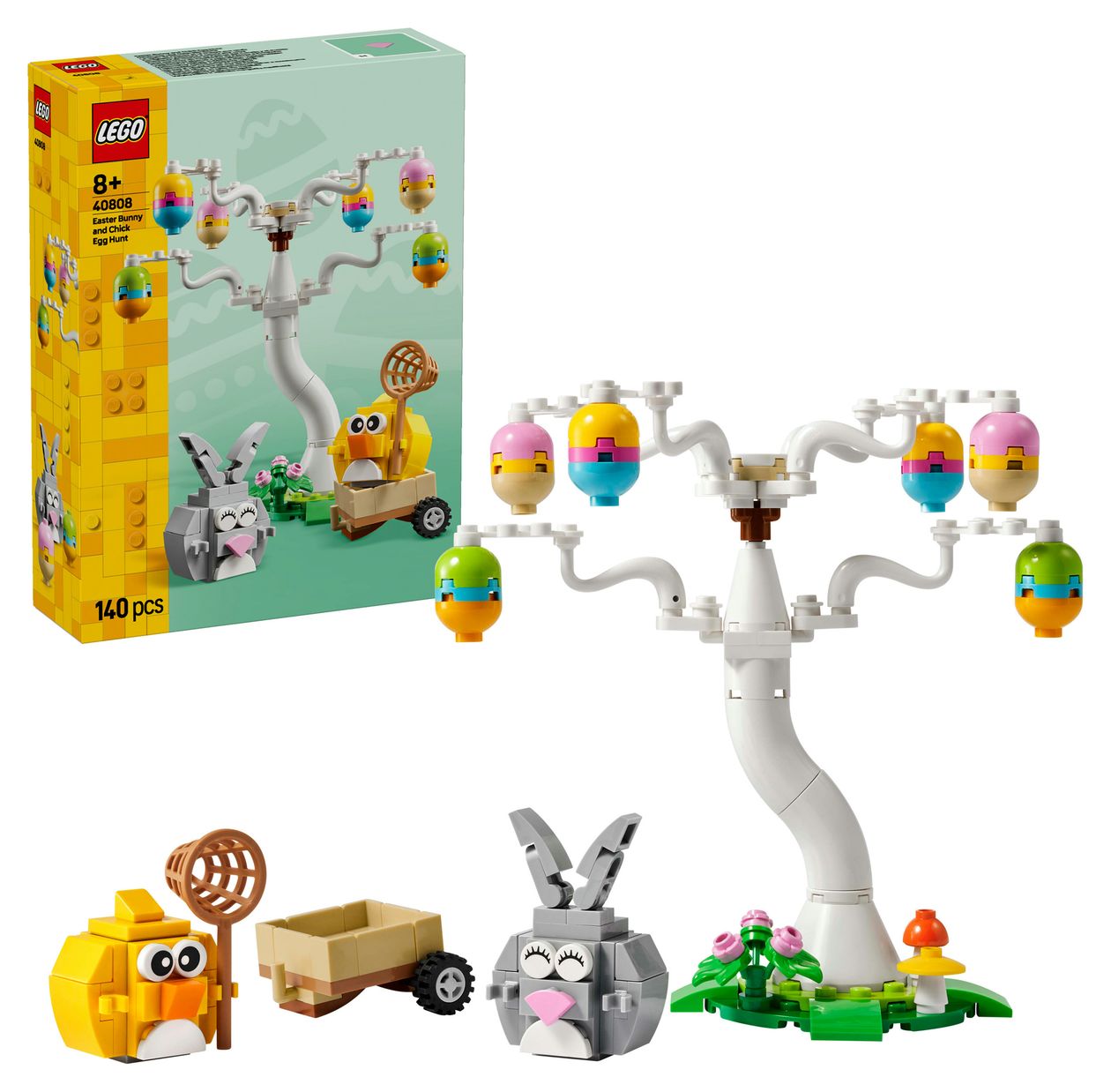 Osterhase und Ostereiersuche 