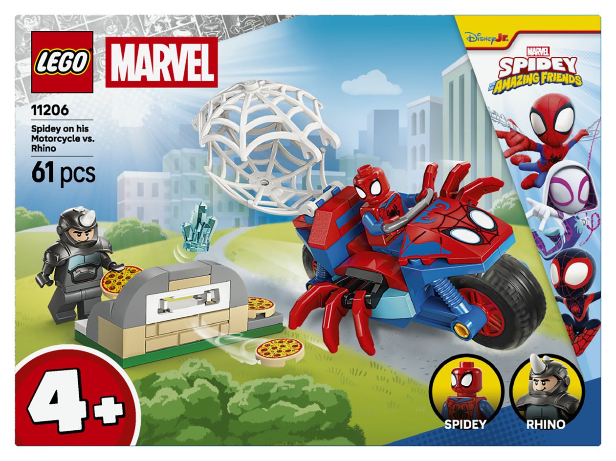 Spidey auf Motorrad vs. Rhino 
