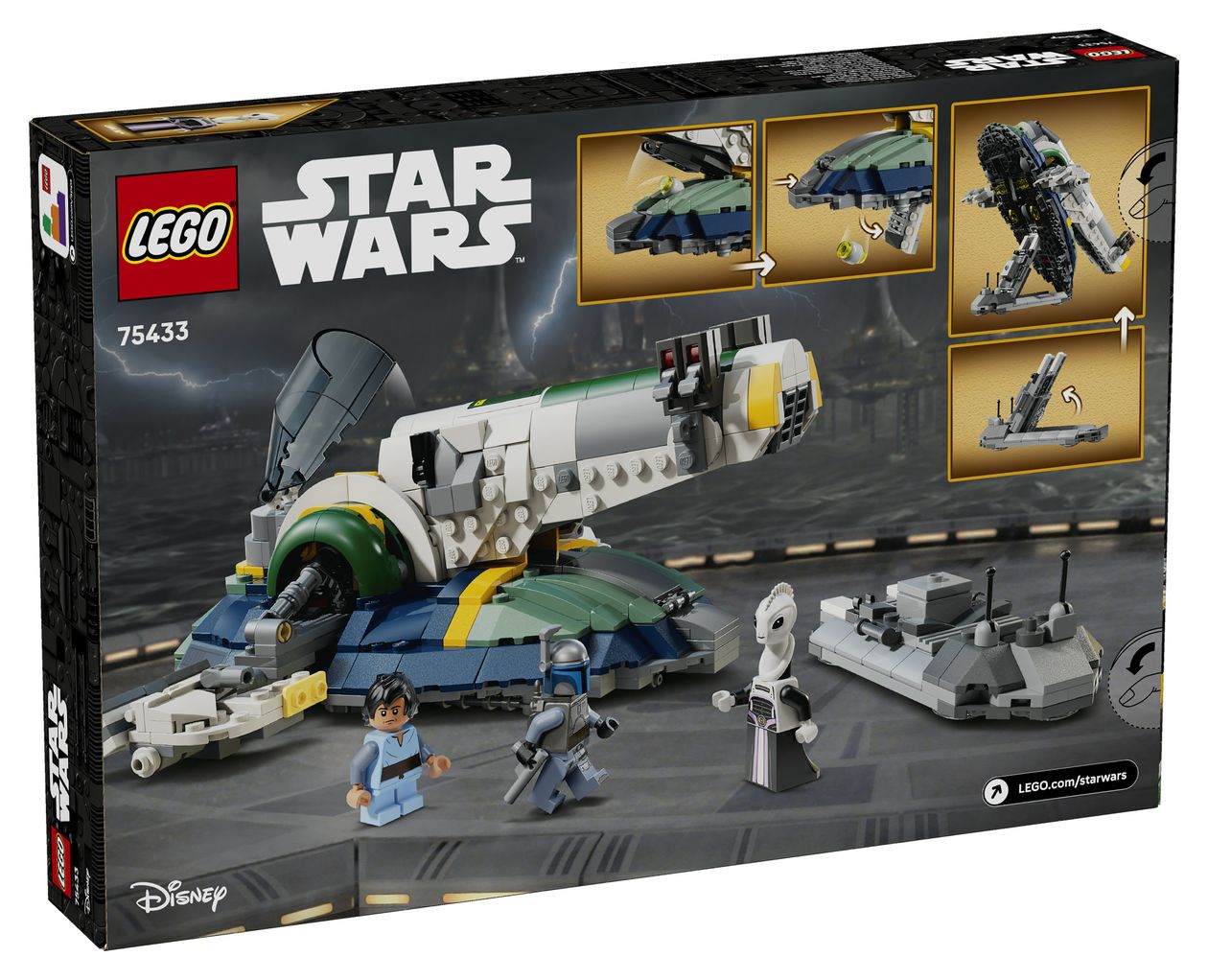 Star Wars Jango Fetts Sternenschiff Bauset 707 Teile  (Mehrfarbig) 