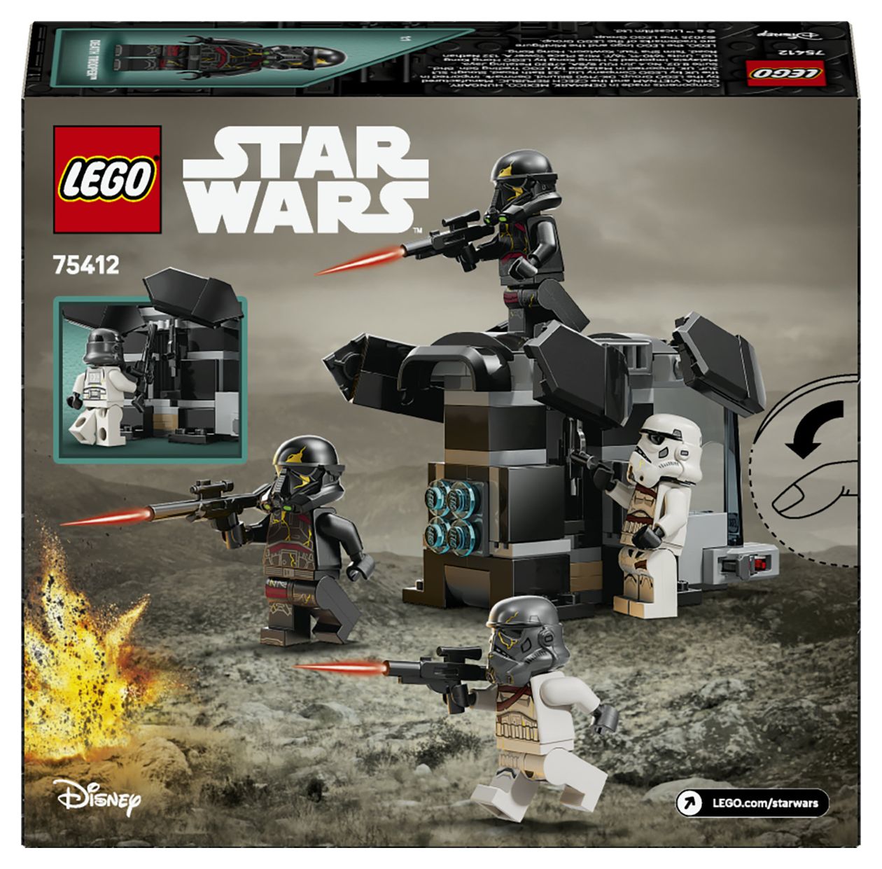 Star Wars Todestruppler und Nachttruppler Battle Pack Bauset 119 Teile  (Mehrfarbig) 