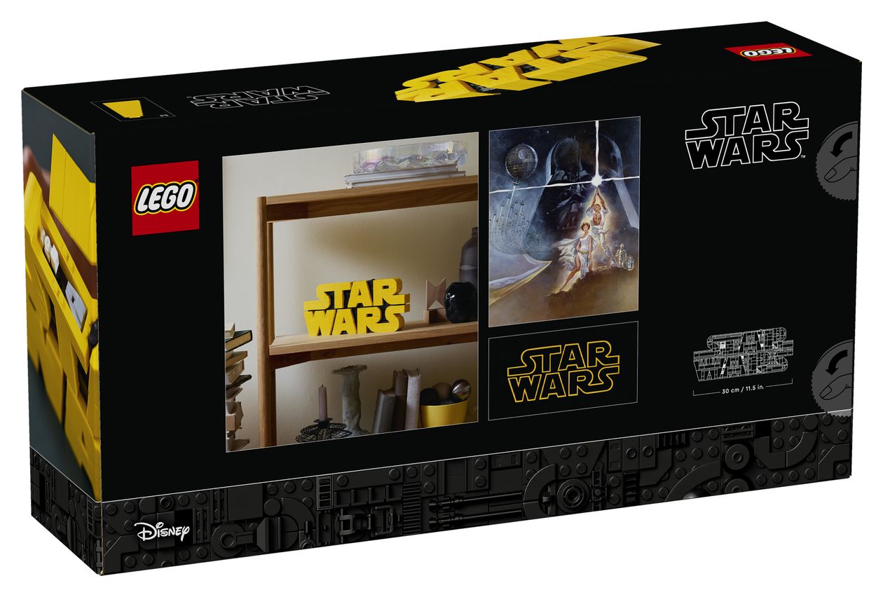 Star WarsTM Logo aus LEGO Steinen 
