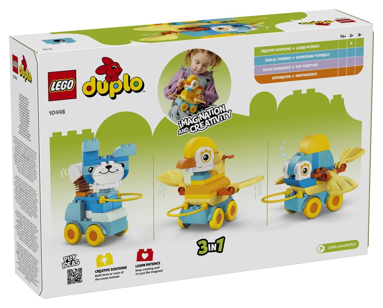 Tiere auf Rädern 3-in-1-Set 