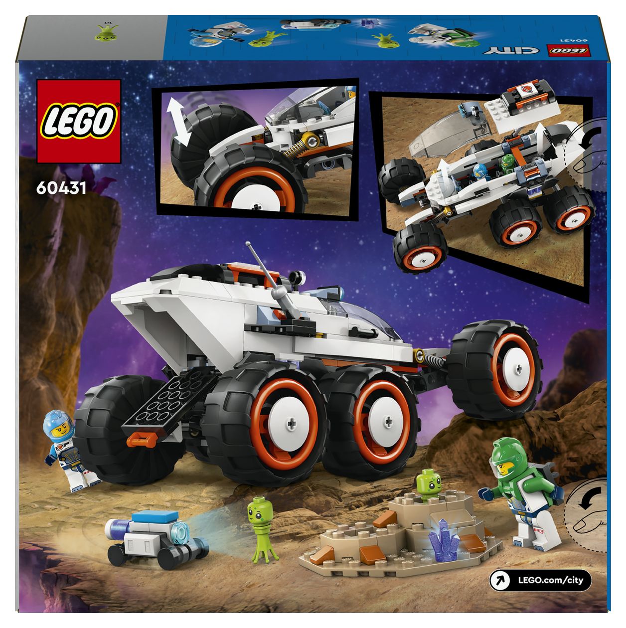 Weltraum-Rover mit Außerirdischen 