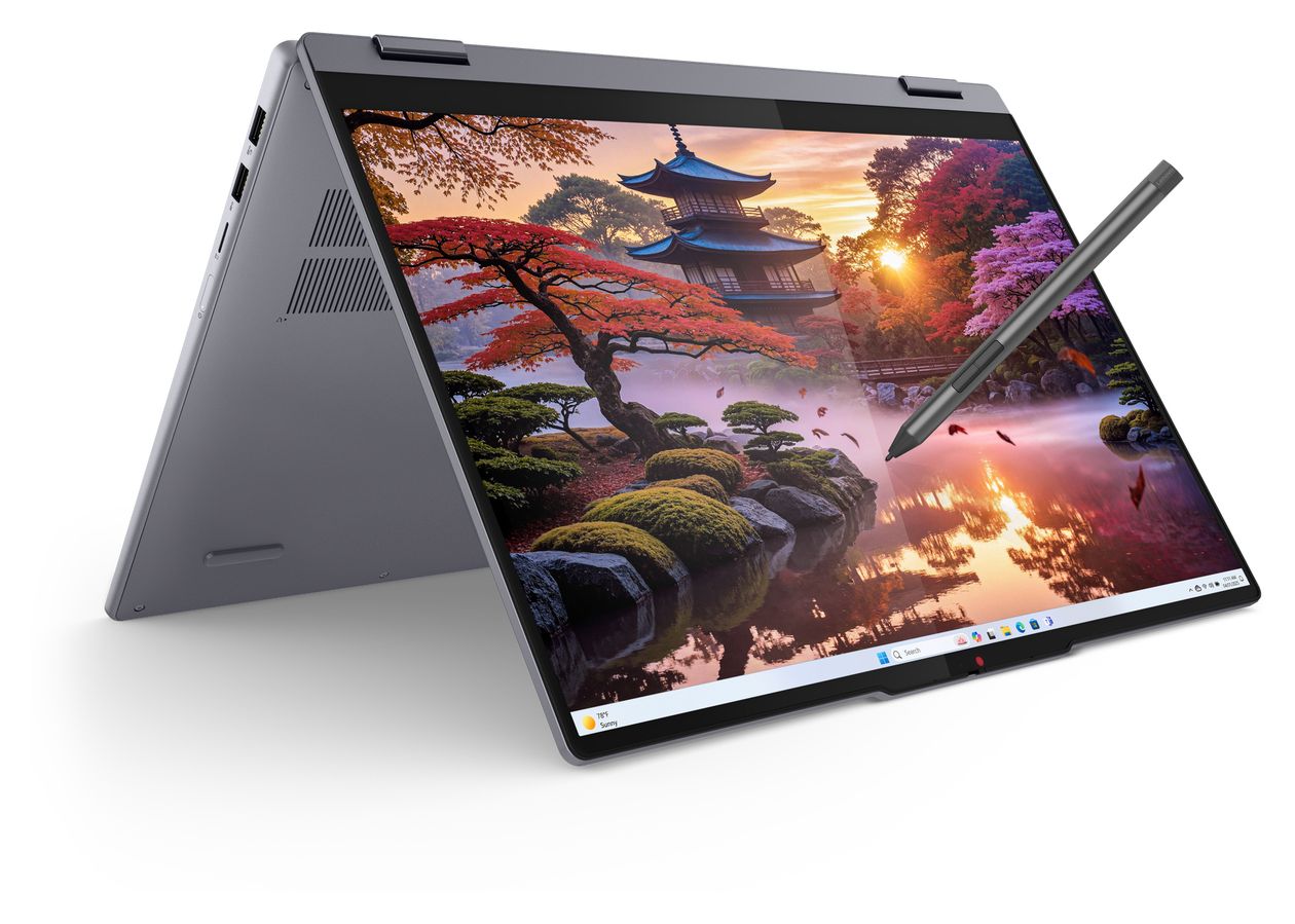 IdeaPad 5 2-in-1 16AKP10 Copilot+ WUXGA Notebook 40,6 cm (16 Zoll) 1920 x 1200 Pixel 512 GB SSD Windows 11 Home AMD Ryzen 5 max. 4,8 GHz  (Grau) 