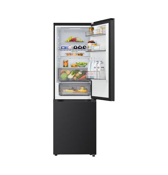 GBBS312BEV 220 l / 113 l Kühl-Gefrierkombi freistehend NoFrost 135 kWh Jahr  (Schwarz) 