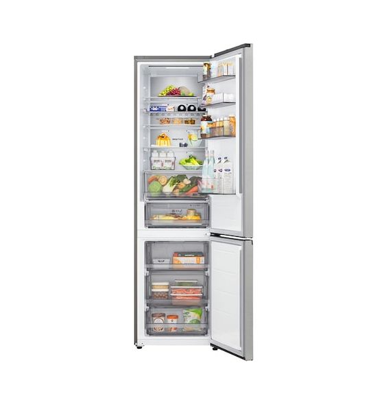 GBBS524APY 262 l / 113 l Kühl-Gefrierkombi freistehend NoFrost 112 kWh Jahr  (Silber) 