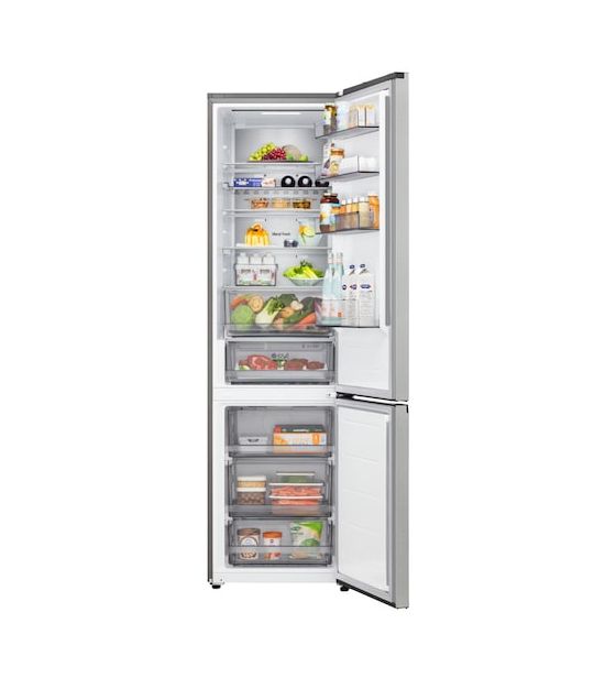 GBBS524CPY 262 l / 113 l Kühl-Gefrierkombi freistehend NoFrost 175 kWh Jahr  (Silber) 