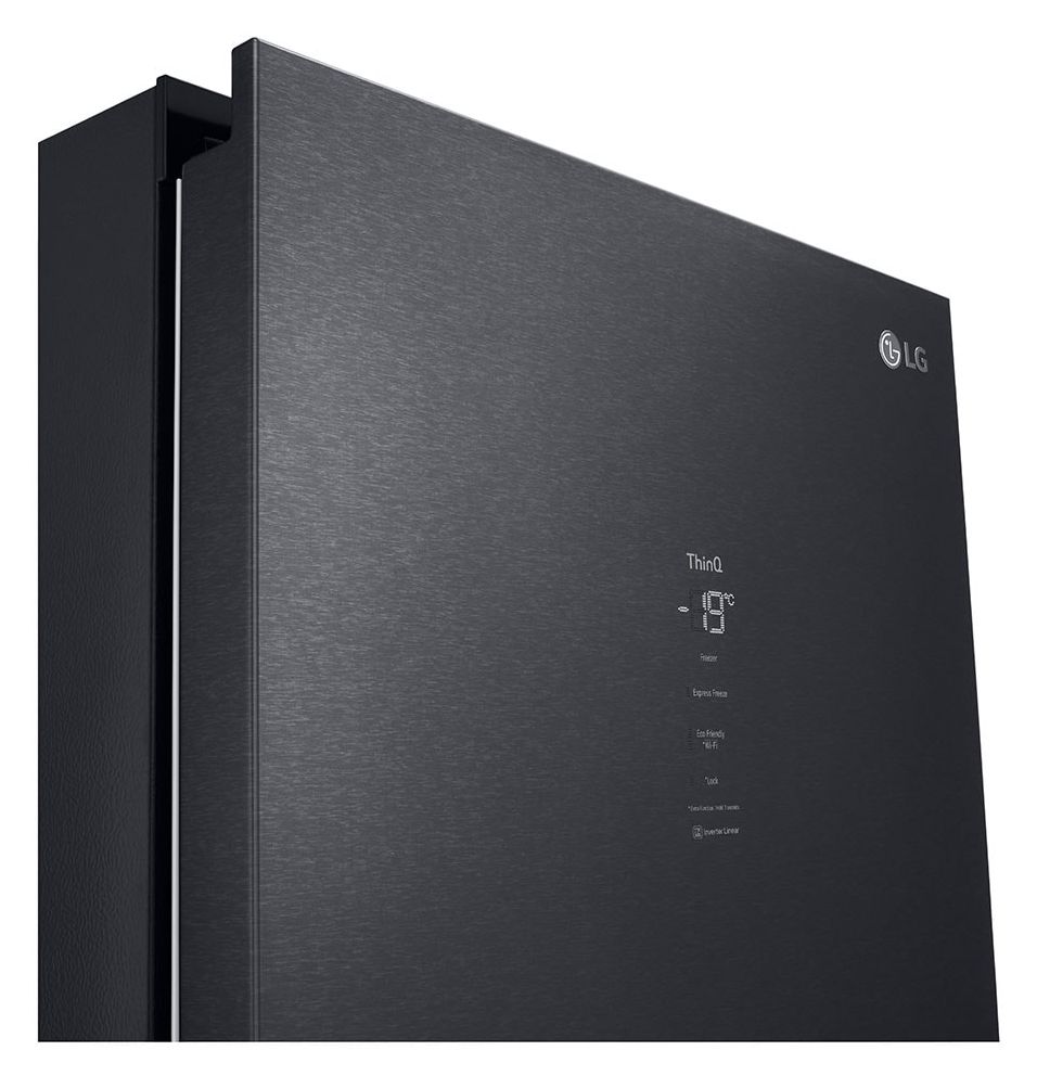 GFM61MCCSF 324 l / Kühlschrank freistehend EEK: D 211 kWh Jahr NoFrost  (Schwarz) 