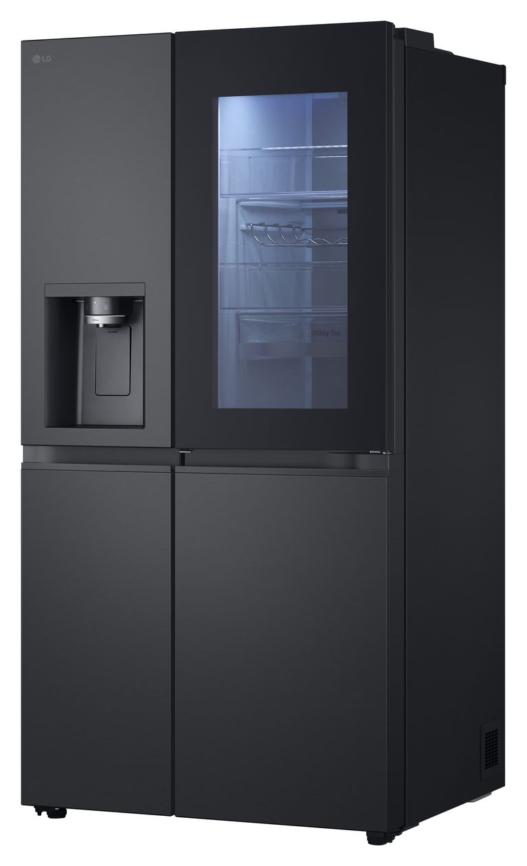 GSXE90EVAD Side-by-Side Kühl-/ Gefrierkombination 407 l / 221 l 276 kWh NoFrost 1790 mm x 913 mm  (Schwarz) 