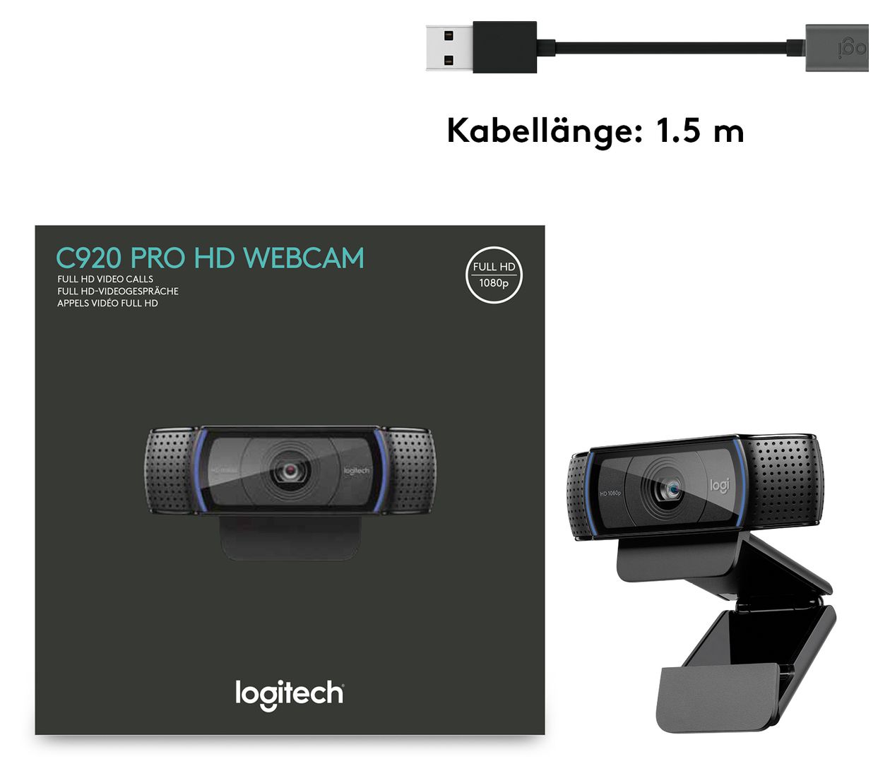 C920x Pro HD shops Logitech Webcam