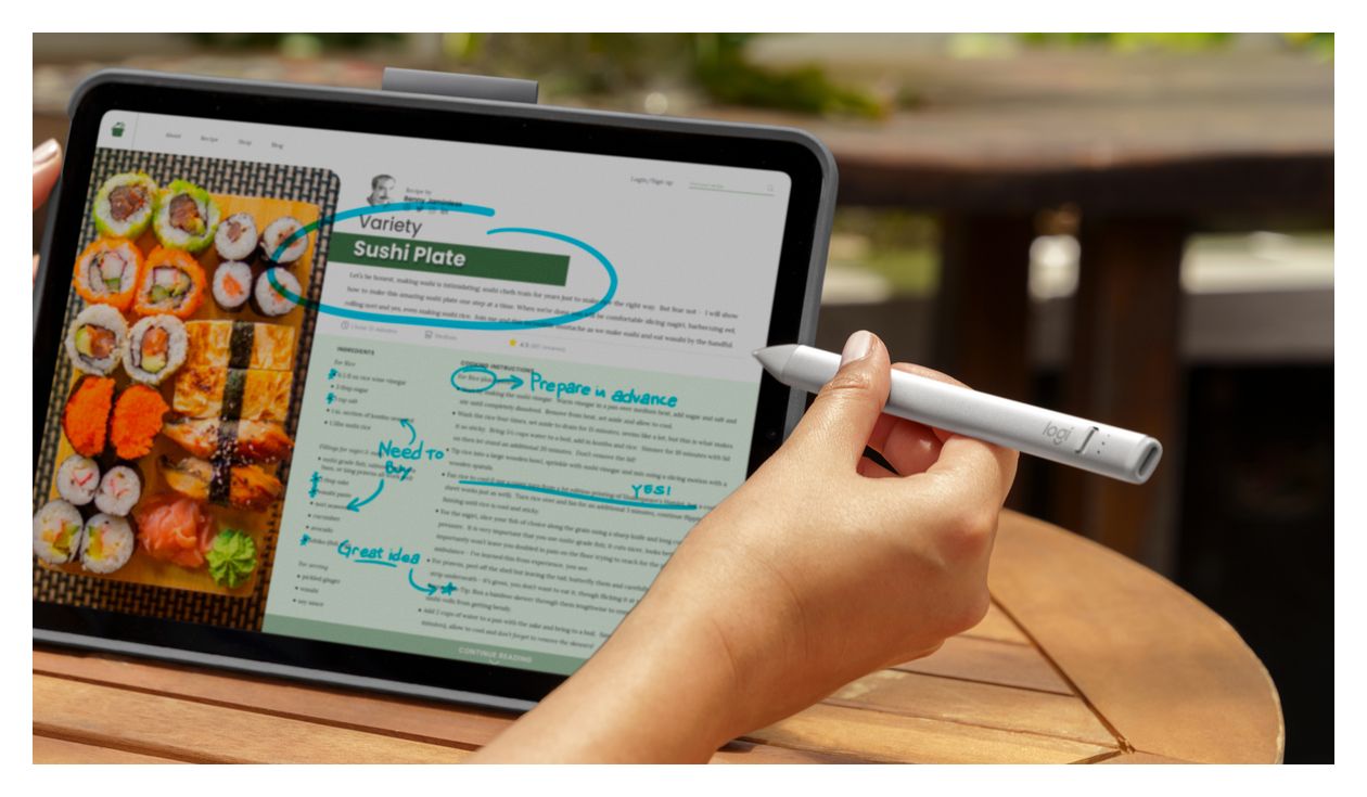 Crayon (USB-C) Eingabestift für Apple Silber 
