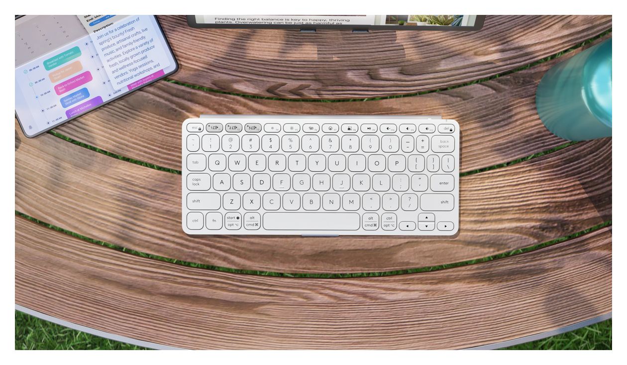 Keys To Go 2 Universal Tastatur  (Weiß) 