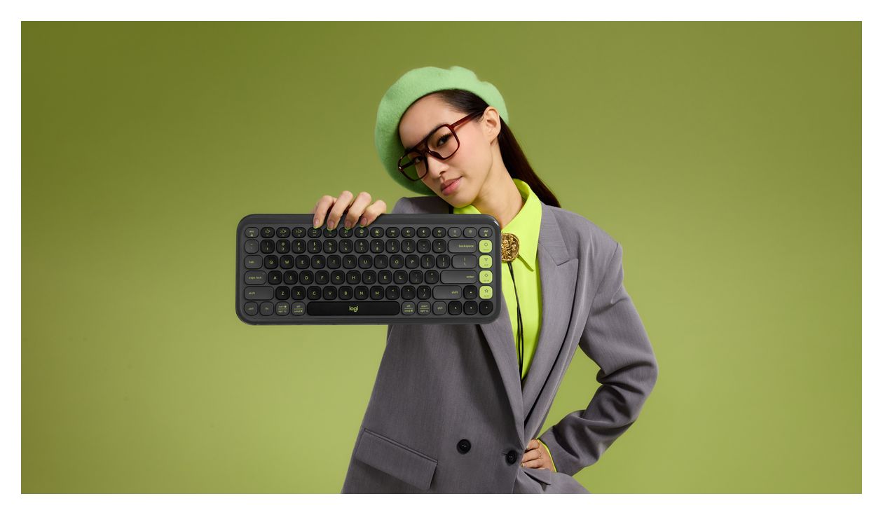 POP Icon Keys Universal Tastatur Bluetooth  (Graphit) 