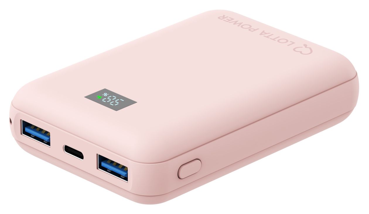 Mini 10000 mAh Powerbank USB Typ-C  (Rose) 