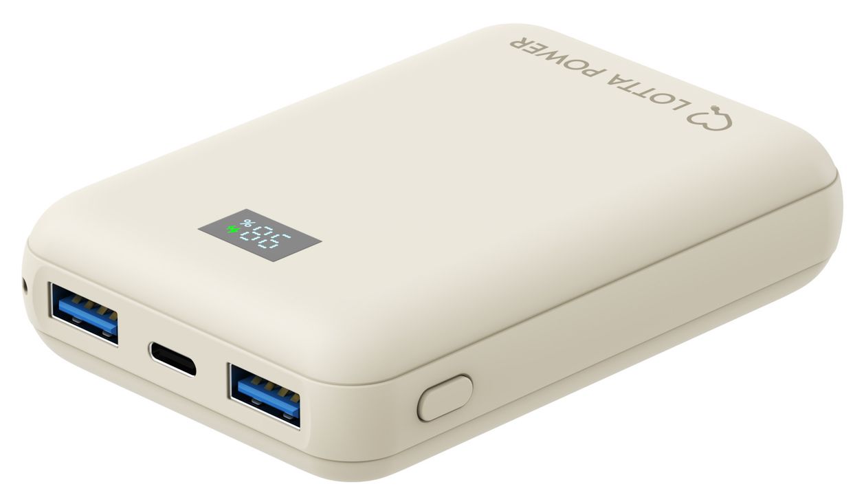 Mini 10000 mAh Powerbank USB Typ-C  (Sand) 