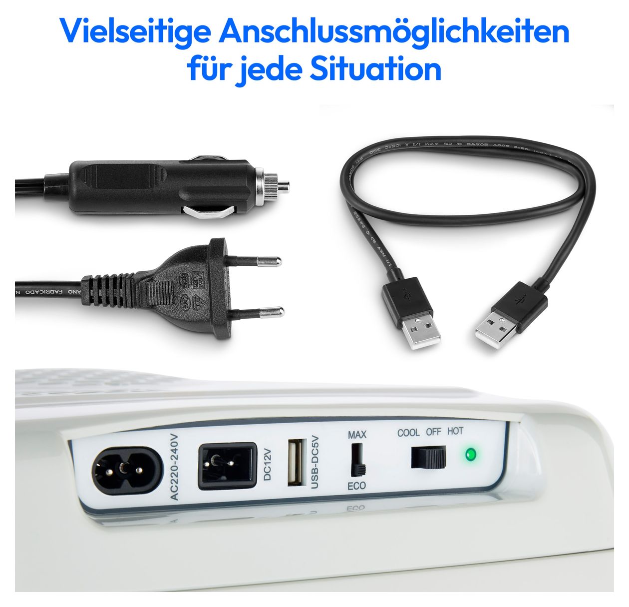 MD10735 25 l Kühlbox  (Silber) 