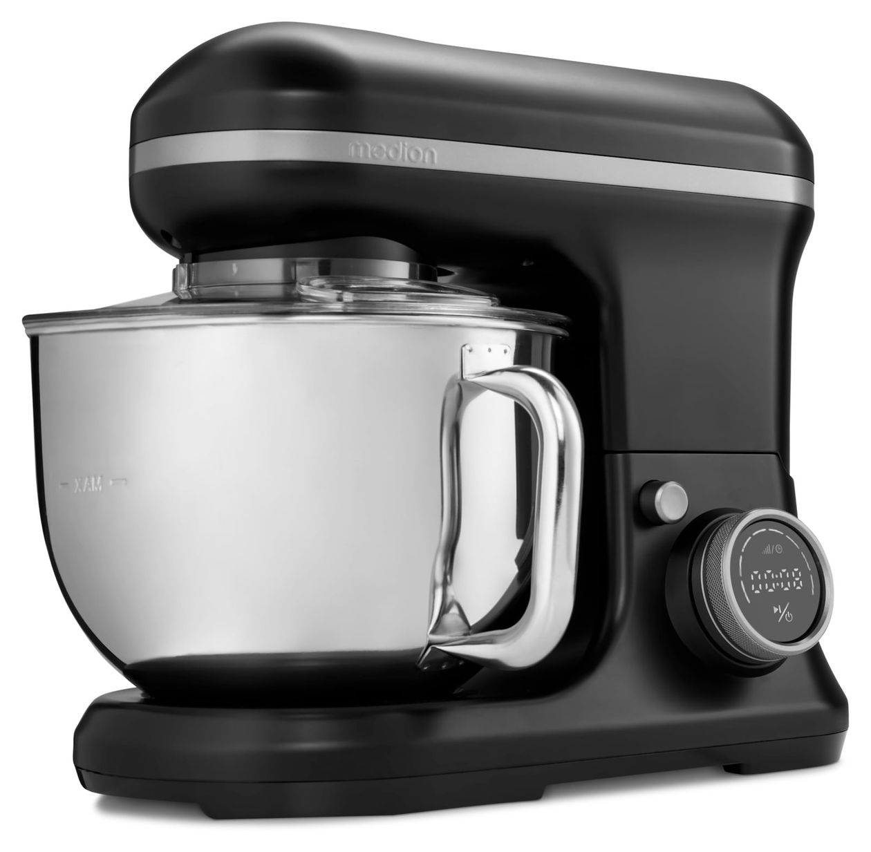 MD18420 1200 W Küchenmaschine 5 l  (Edelstahl/Schwarz) 