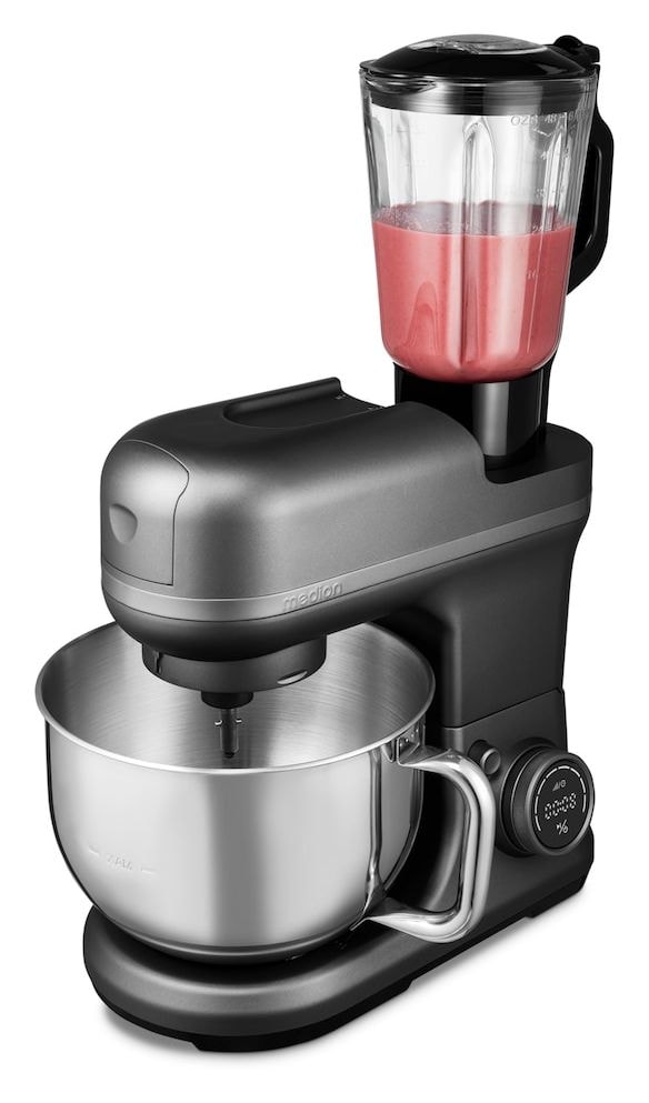 MD18440 1200 W Küchenmaschine 5 l  (Grau) 