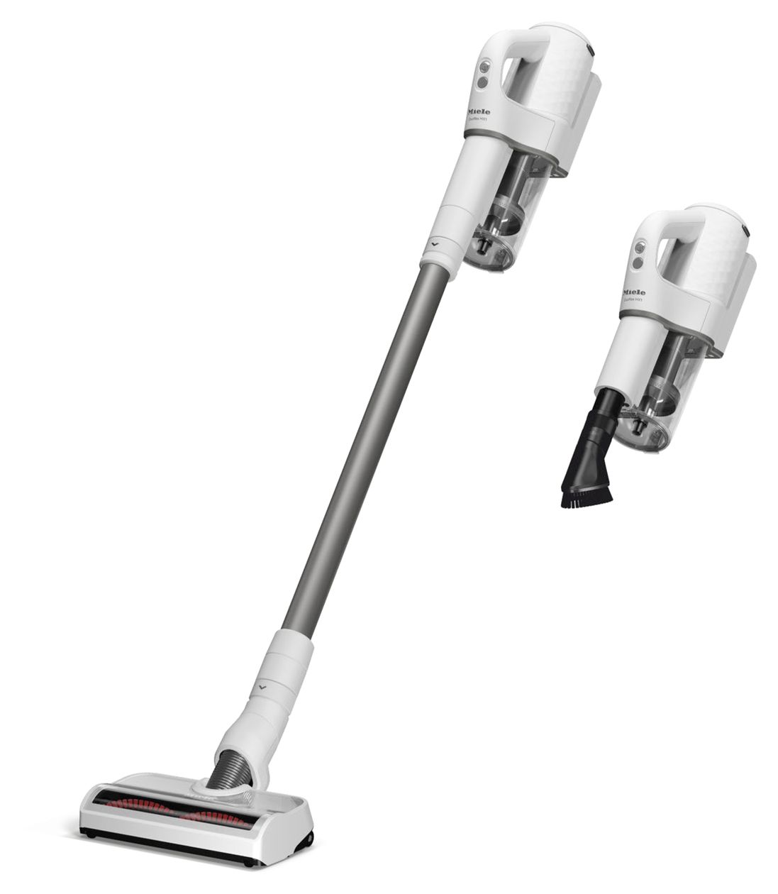 Duoflex HX1 Extra Handstaubsauger Beutellos bis 55 min Laufzeit  (Weiß) 