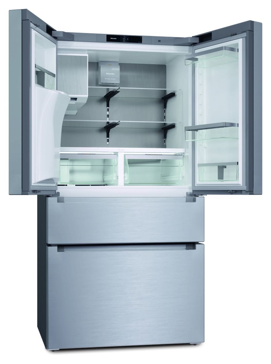 KFFD6765 Side-by-Side Kühl-/ Gefrierkombination French Door 308 l / 230 l 283,61 kWh NoFrost 1805 mm x 906 mm  (Edelstahl) 