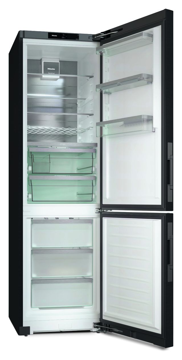 KFN4898A-20D 259 l / 103 l Kühl-Gefrierkombi freistehend NoFrost 92,35 kWh Jahr  (Schwarz) 