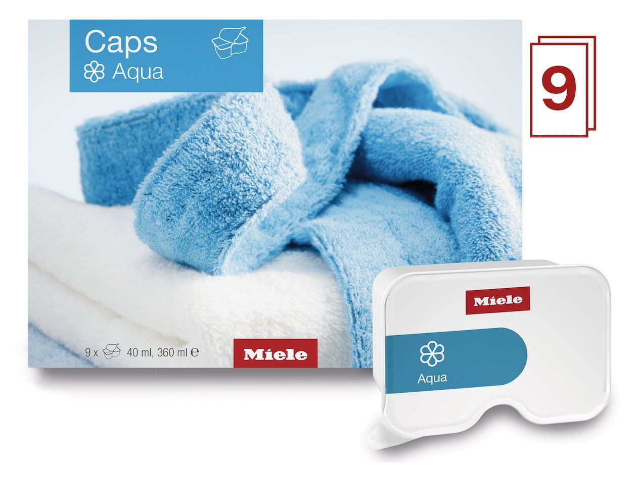 WACSOA0902L Caps Aqua 9er Pack Weichspüler für frischen Wäscheduft 