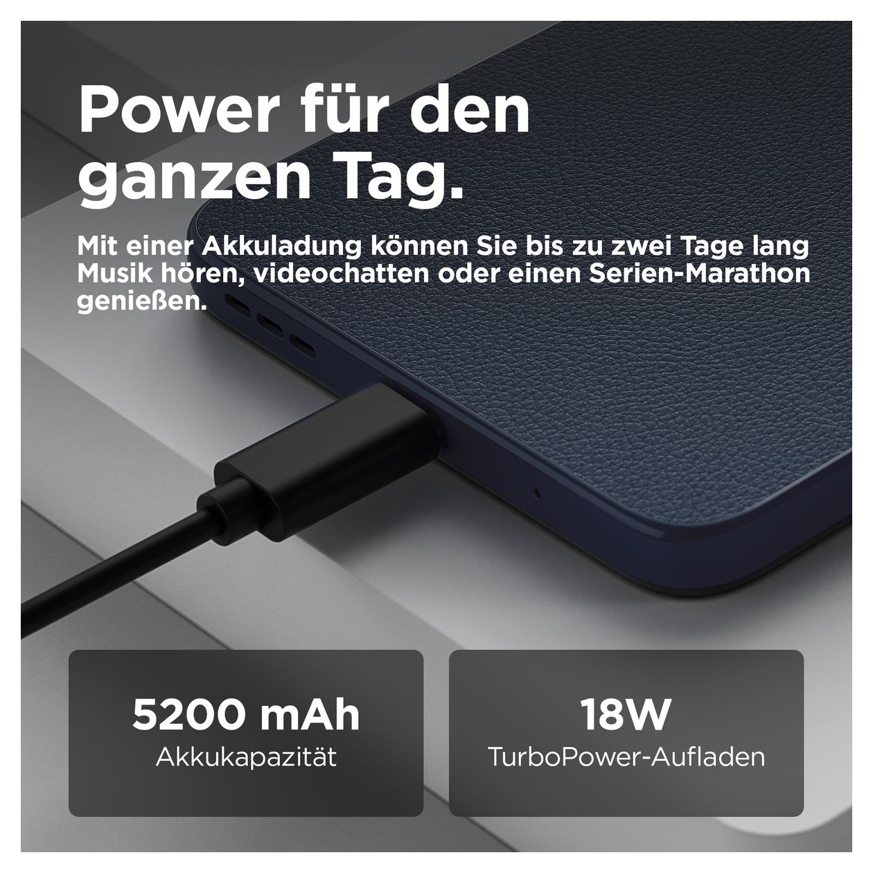 Moto G05 128 GB 4G Smartphone 16,9 cm (6.67 Zoll) 2,0 GHz Android 50 MP Einzelne Kamera Kamera Dual Sim WiFi 5  (Blau) 