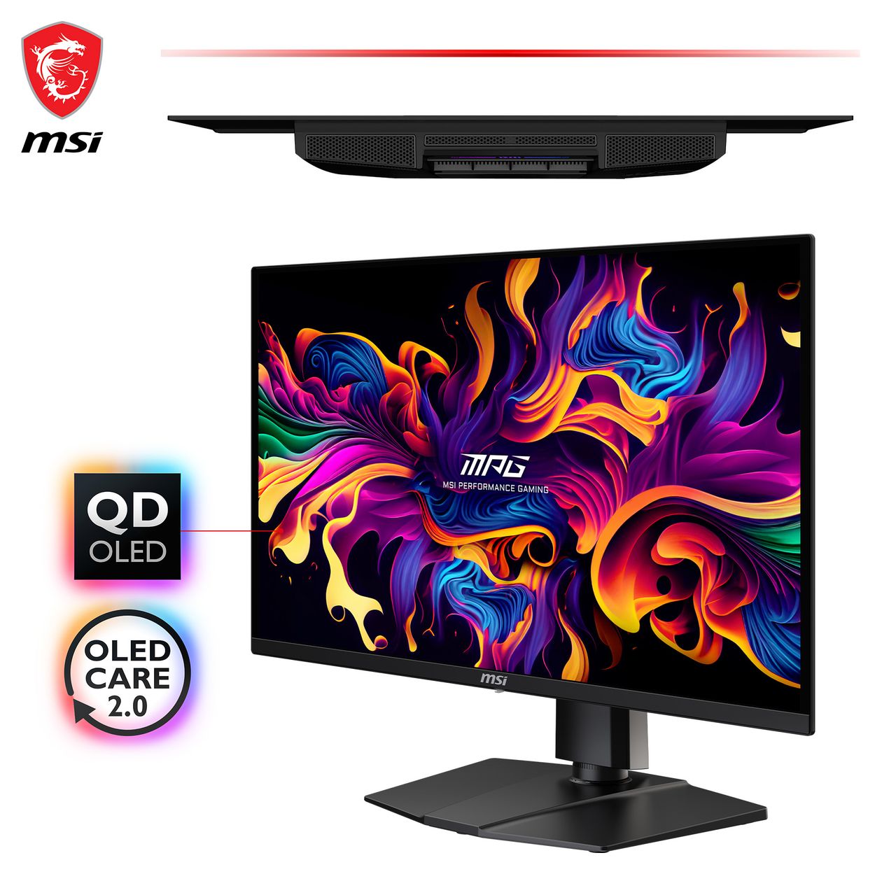 MPG 321URXDE QD-OLED 4K Ultra HD Monitor 80 cm (31.5 Zoll) 16:9 1 ms 250 cd/m²  (Schwarz) 