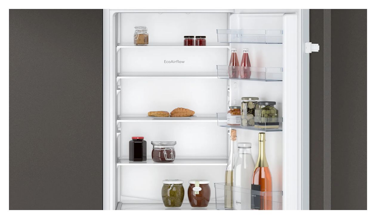 N30 KI5871SE0 Schlepptür 200 l 177,5 cm Einbaukühlschrank EEK: E 216 kWh Jahr 