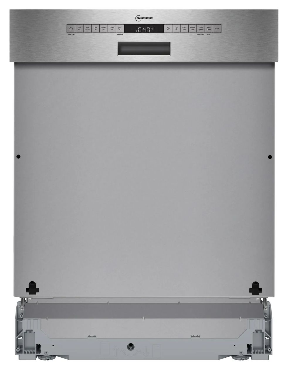 N50 S145HTS06E 60 cm Geschirrspüler teilintegriert (ohne Front) Leise 13 Maßgedecke aquaStop Funktion Wärmetauscher 