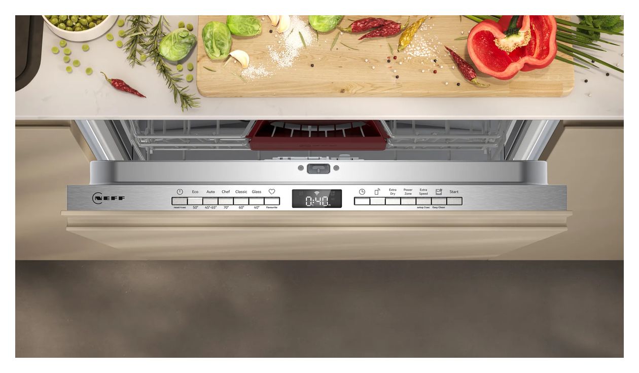 N50 S155EVX04E 60 cm Geschirrspüler vollintegriert (ohne Front) Leise 14 Maßgedecke aquaStop Funktion Wärmetauscher 