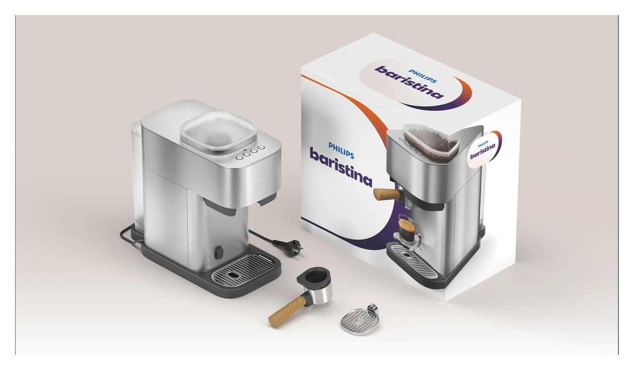 BAR500/00 Siebträger Kaffeemaschine 16 bar  (Edelstahl) 