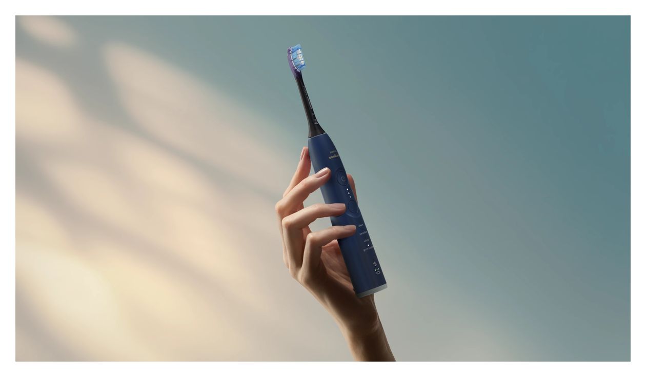 HX7423/08 Sonicare 7100 Schall-Zahnbürste für Erwachsene 504 h  (Blau) 